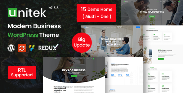 Unitek - Business WordPress Theme Logo
